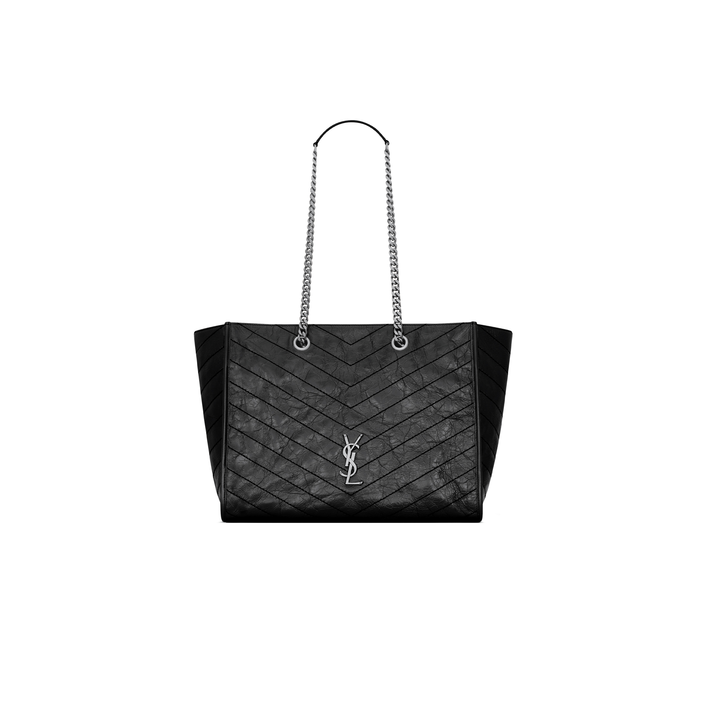 YSL NIKI SHOPPING IN VINTAGE LEATHER 8711510EN041000 (33*27*14cm)